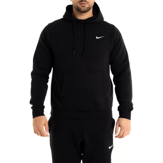 Nike Mens Fleece Hoodie Swoosh Logo Overhead Hoody Pullover Sweat