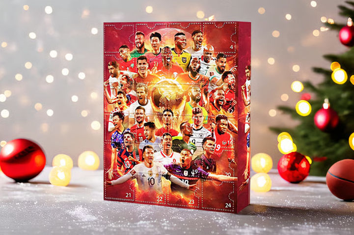 Football Miniatures 24-Day Kids Toy Advent Calendar Gift Set worth £29.99