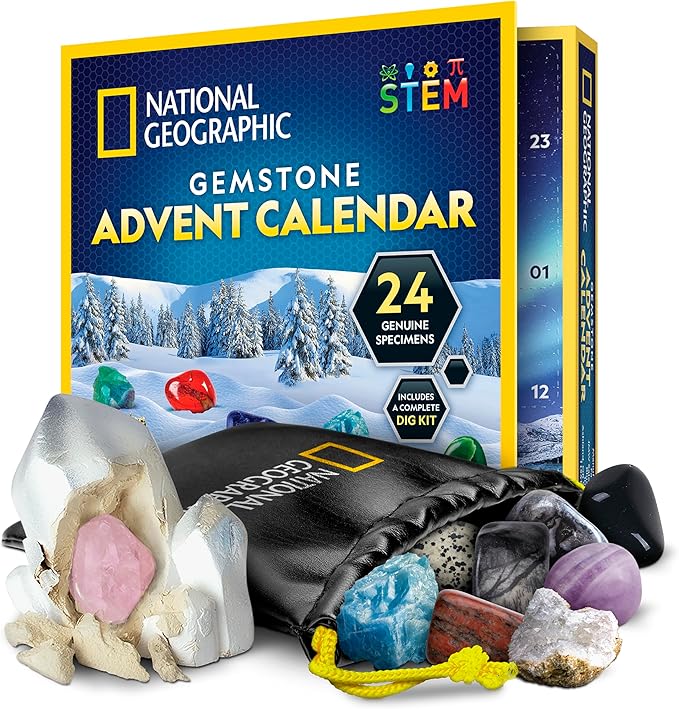 NATIONAL GEOGRAPHIC 2025 Gemstone Advent Calendar