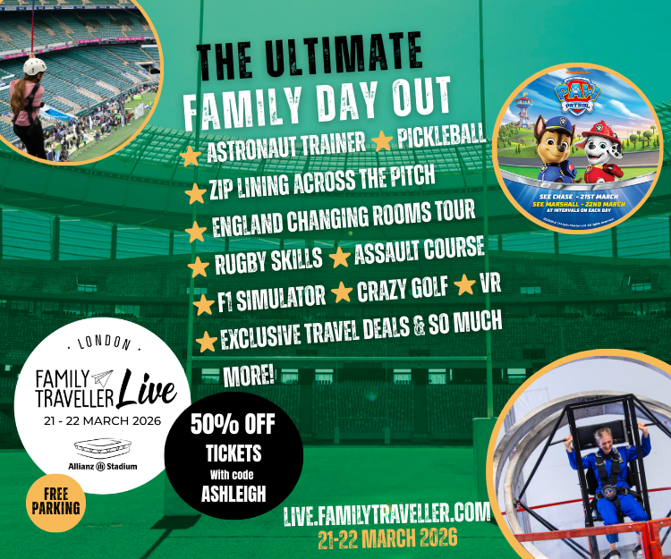 Family Traveller - 50% off using the discount code Ashleigh