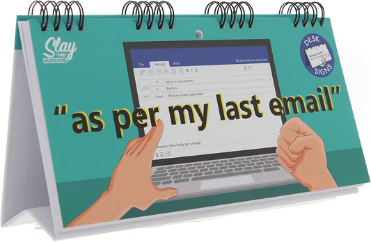As Per My Last Email Flip Chart