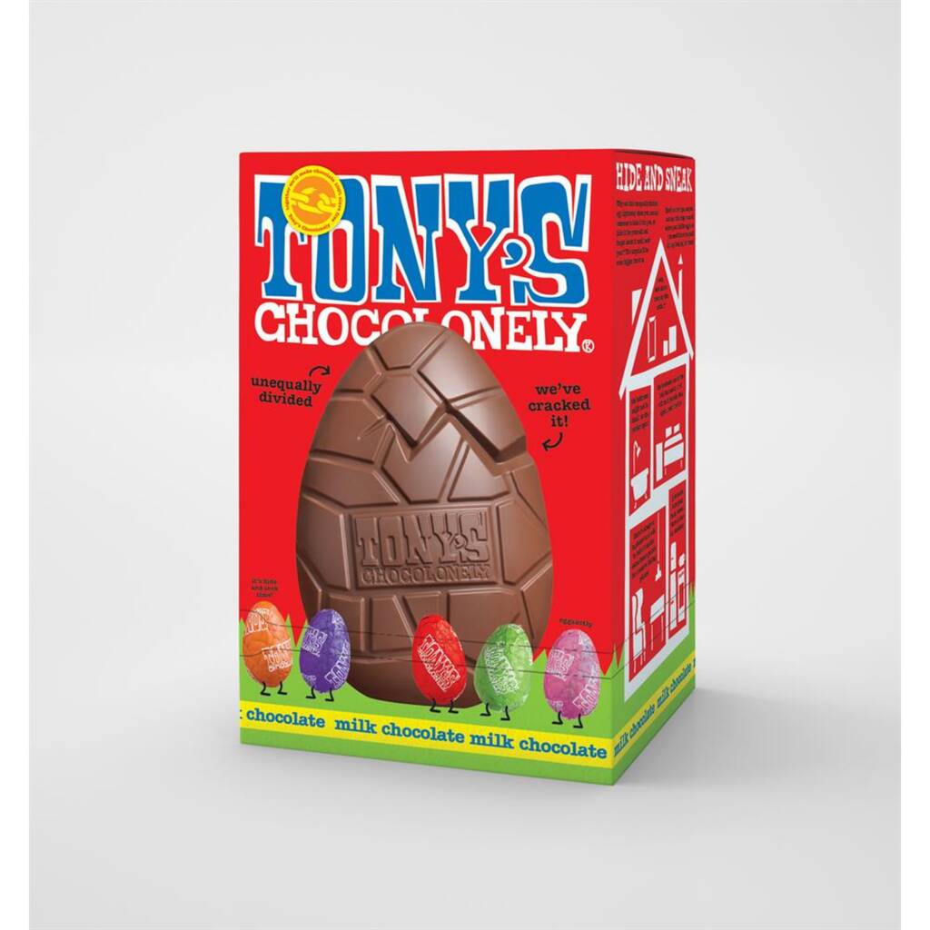 Tony's Large Hollow Milk Easter Egg And Mini Eggs 242g