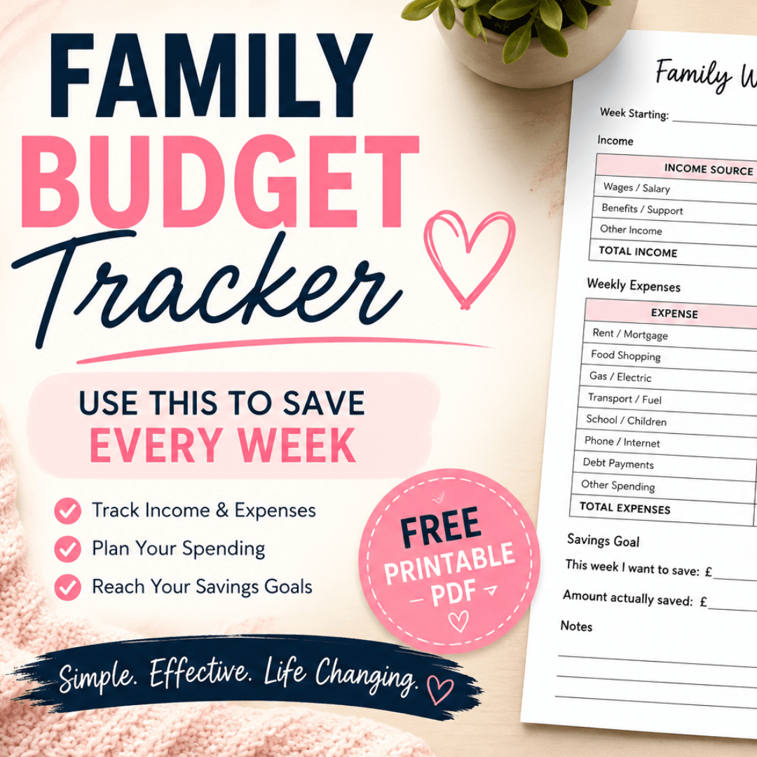 Family Budget Tracker — Use This to Save Every Week