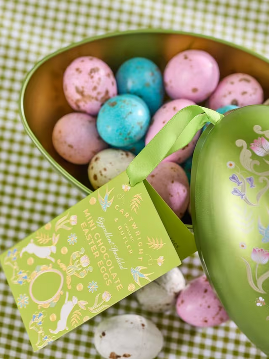 Easter Egg Tin with Chocolate Mini Eggs, 200g