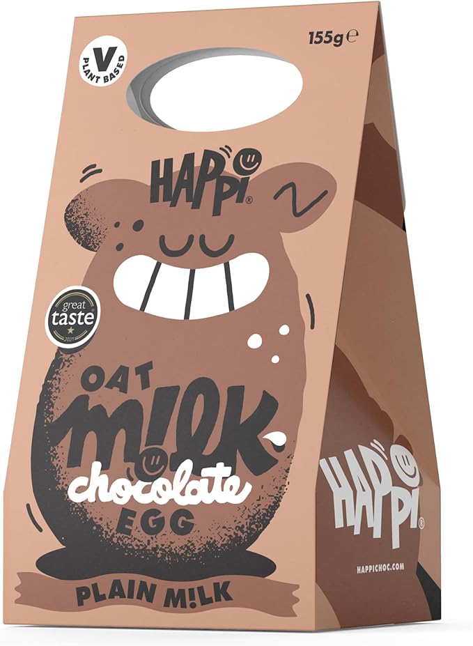 Happi 155g Oat Milk Vegan Easter Egg - Vegan Easter Chocolate
