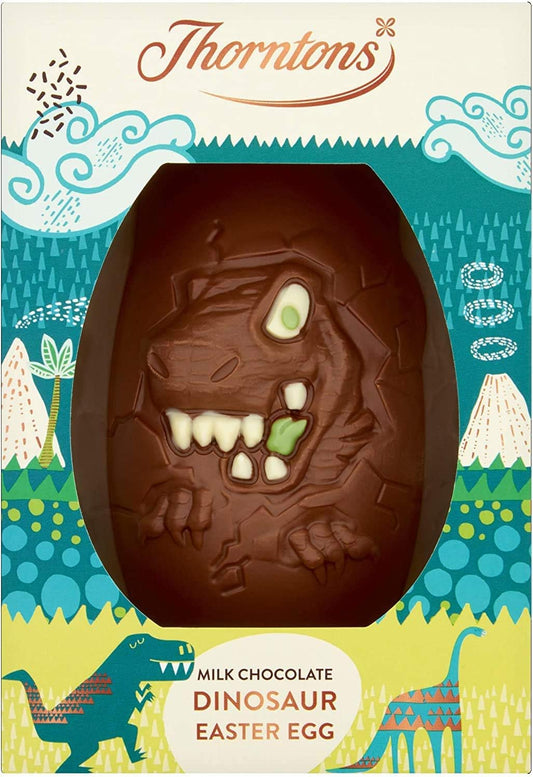 Easter Eggs for Kids Thorntons Kids Milk Chocolate Easter Egg (151g) (Dinosaur)