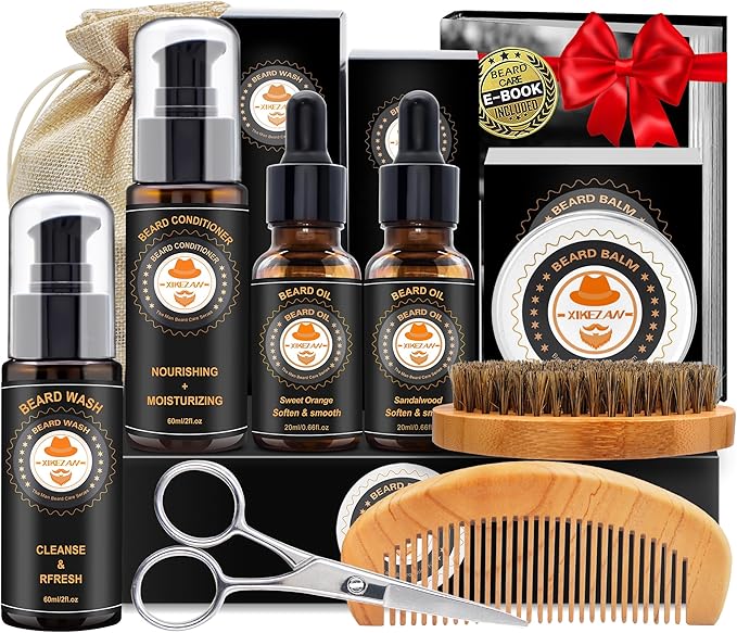 XIKEZAN Beard Grooming Kit for Men