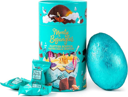 Monty Bojangles Flutter Scotch Easter Egg & Cocoa Dusted Truffles Gift Box