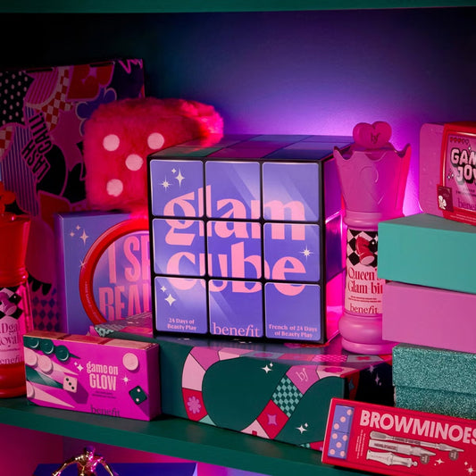 benefit Glam Cube 24 day Christmas Beauty Advent Calendar (Worth £266.59)