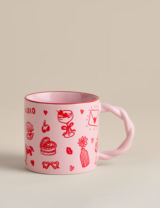Colour Change Valentine's Mug