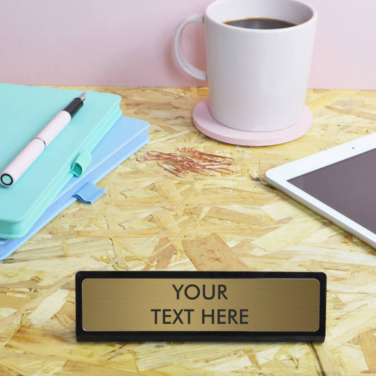 Design Your Own Custom Desk Plate Sign