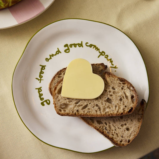 Good Food And Good Company Statement Plate