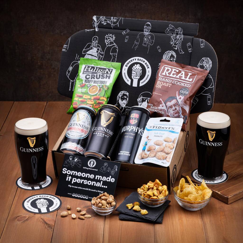 Guinness Irish Stout And Premium Snack Beer Gift Hamper