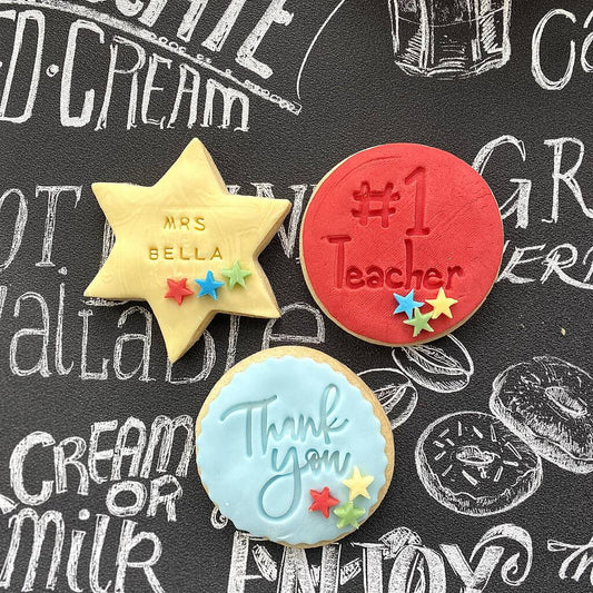 Thank You Teacher Vanilla Handmade Cookies